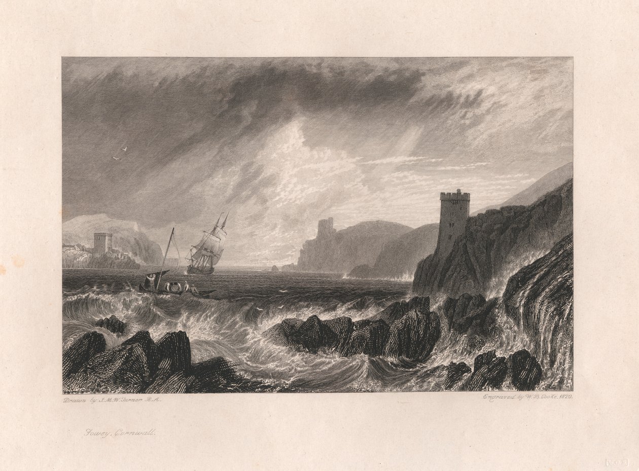 Fowey, Cornwall tekijältä William Bernard Cooke