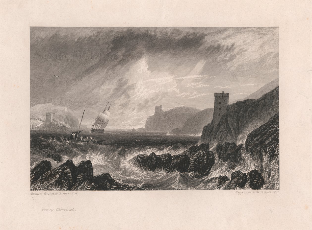 Fowey, Cornwall tekijältä William Bernard Cooke