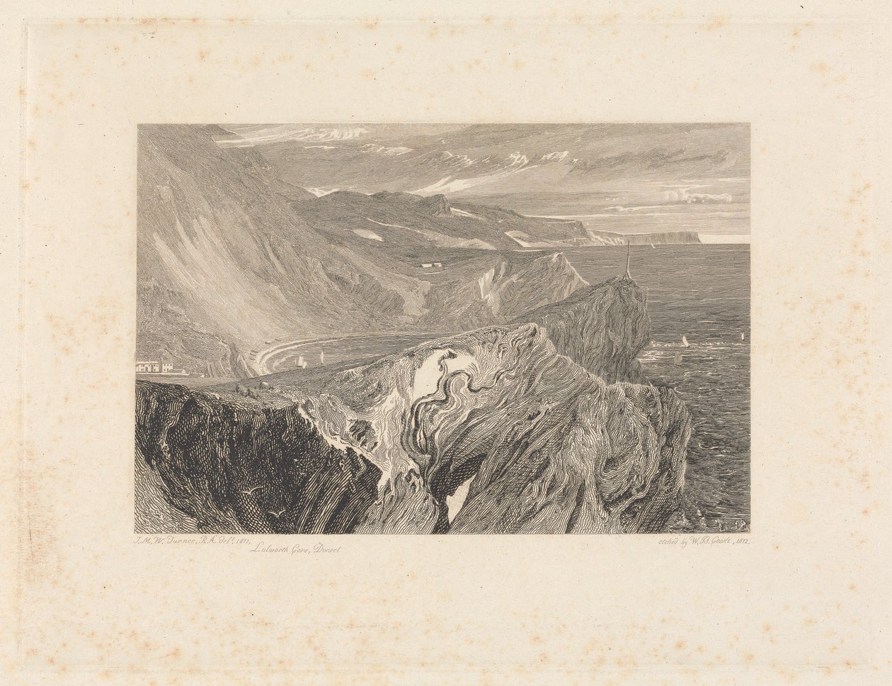 Lulworth Cove, Dorset tekijältä William Bernard Cooke