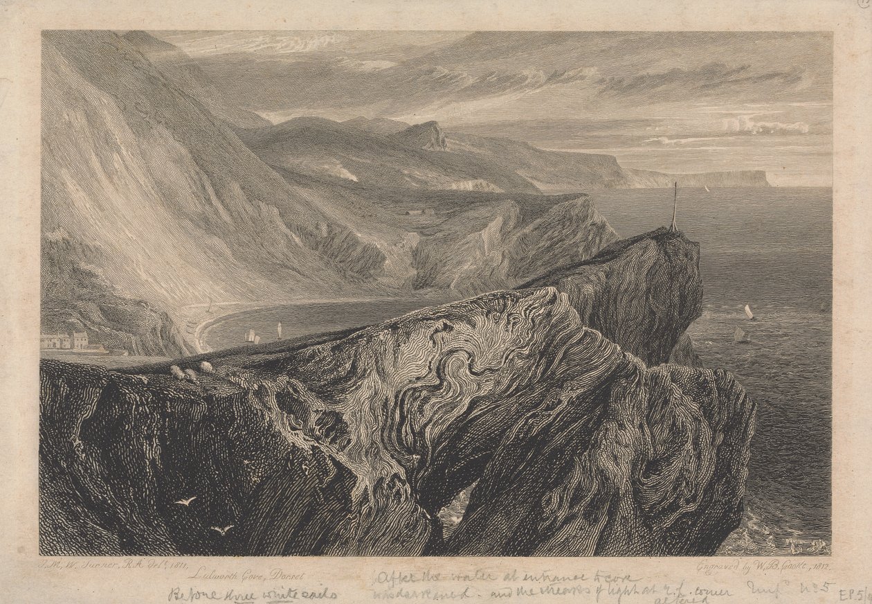 Lulworth Cove, Dorset Finlandês tekijältä William Bernard Cooke