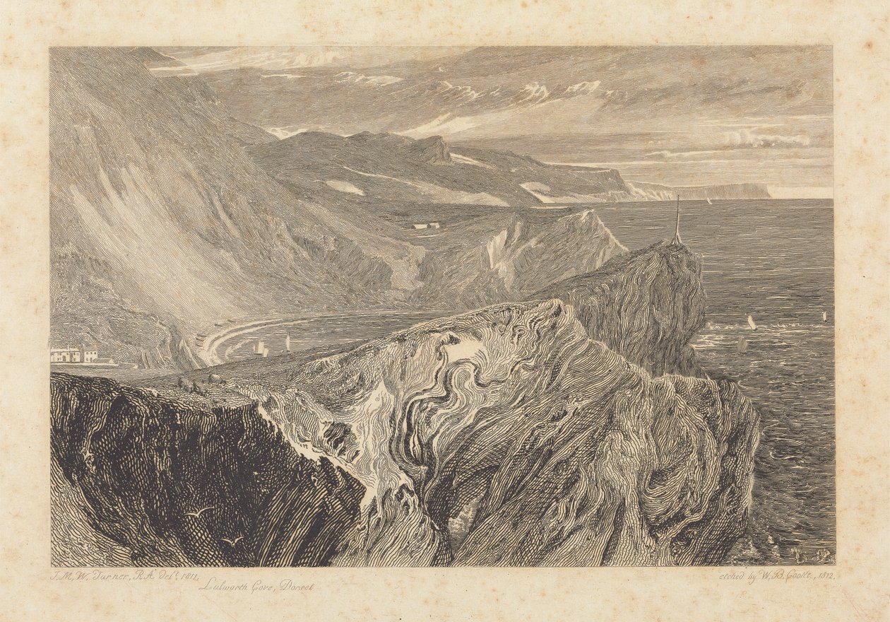 Lulworth Cove, Dorset tekijältä William Bernard Cooke