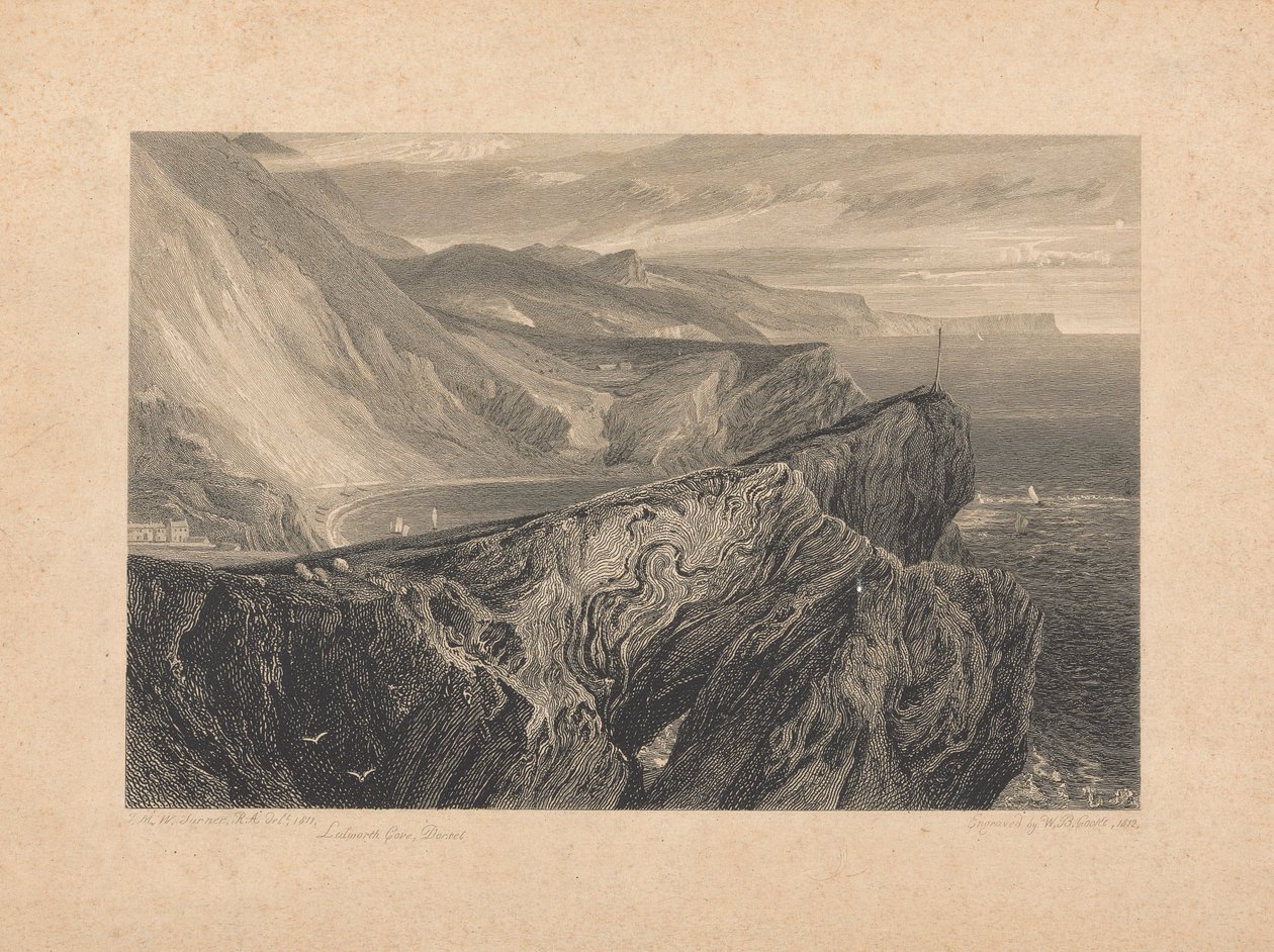 Lulworth Cove, Dorset tekijältä William Bernard Cooke