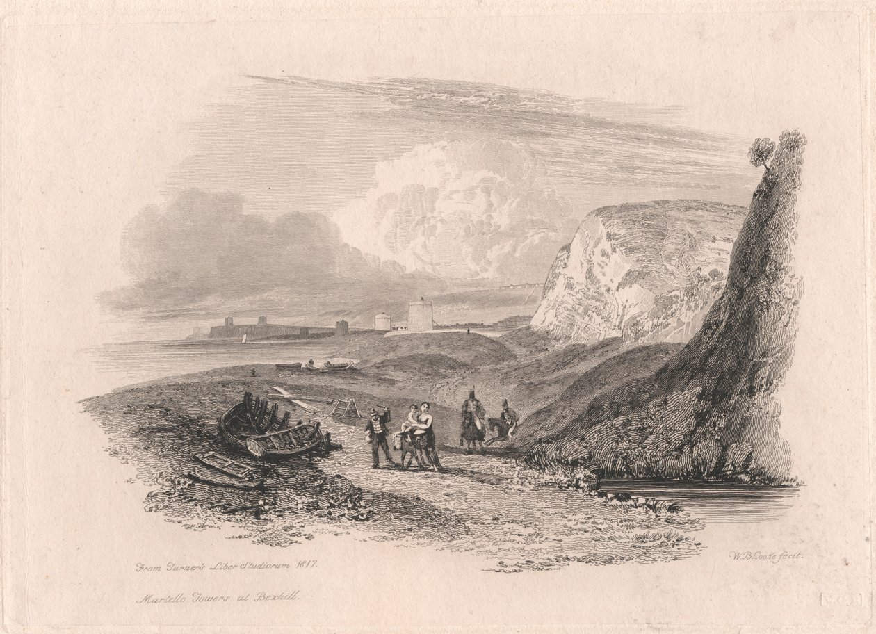 Martello Towers Bexhillissä tekijältä William Bernard Cooke