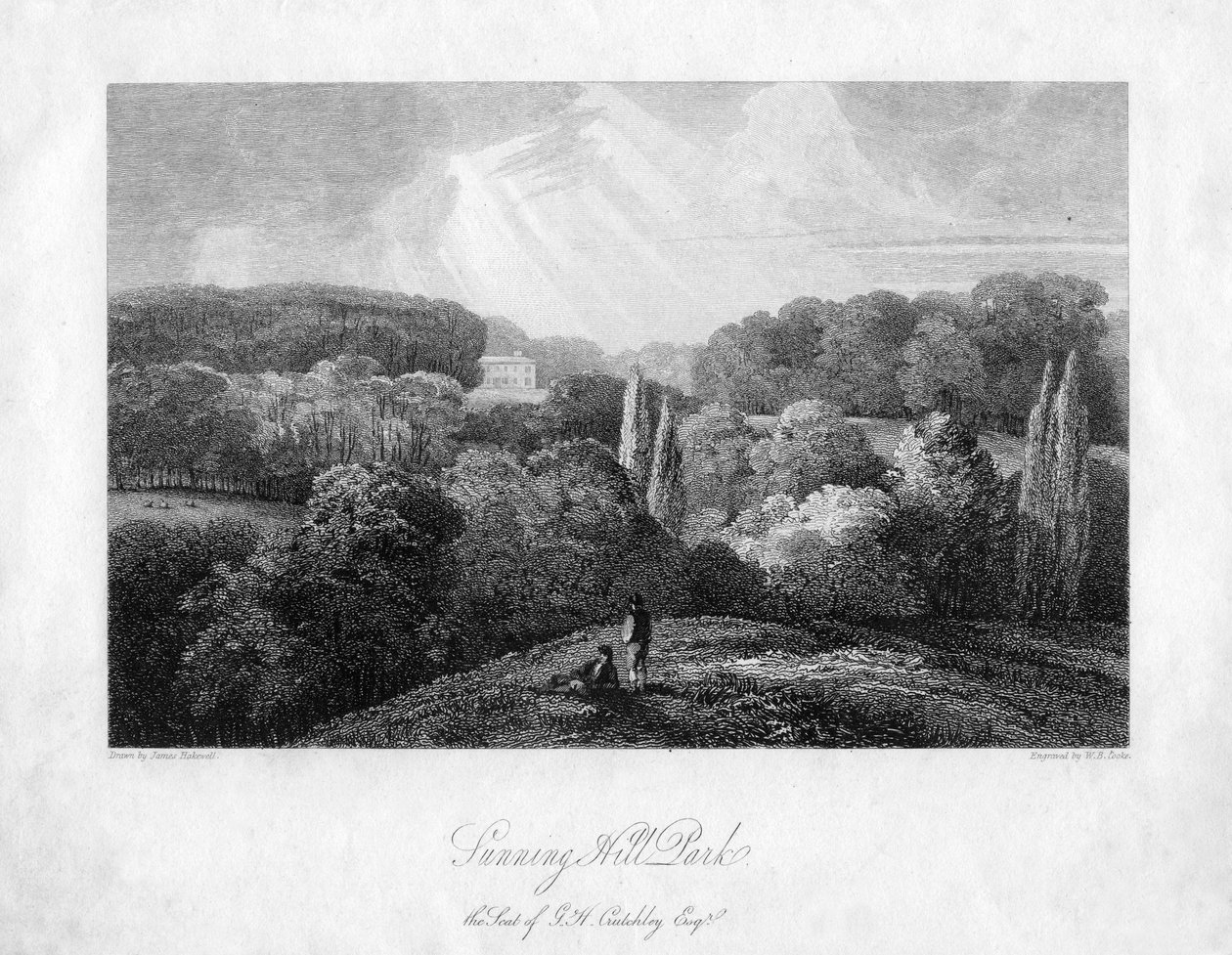 Sunninghill Park, Berkshire, 1813 tekijältä William Bernard Cooke