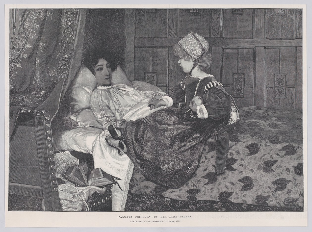 Aina tervetullut, The Illustrated London News -lehdestä. tekijältä William Biscombe Gardner