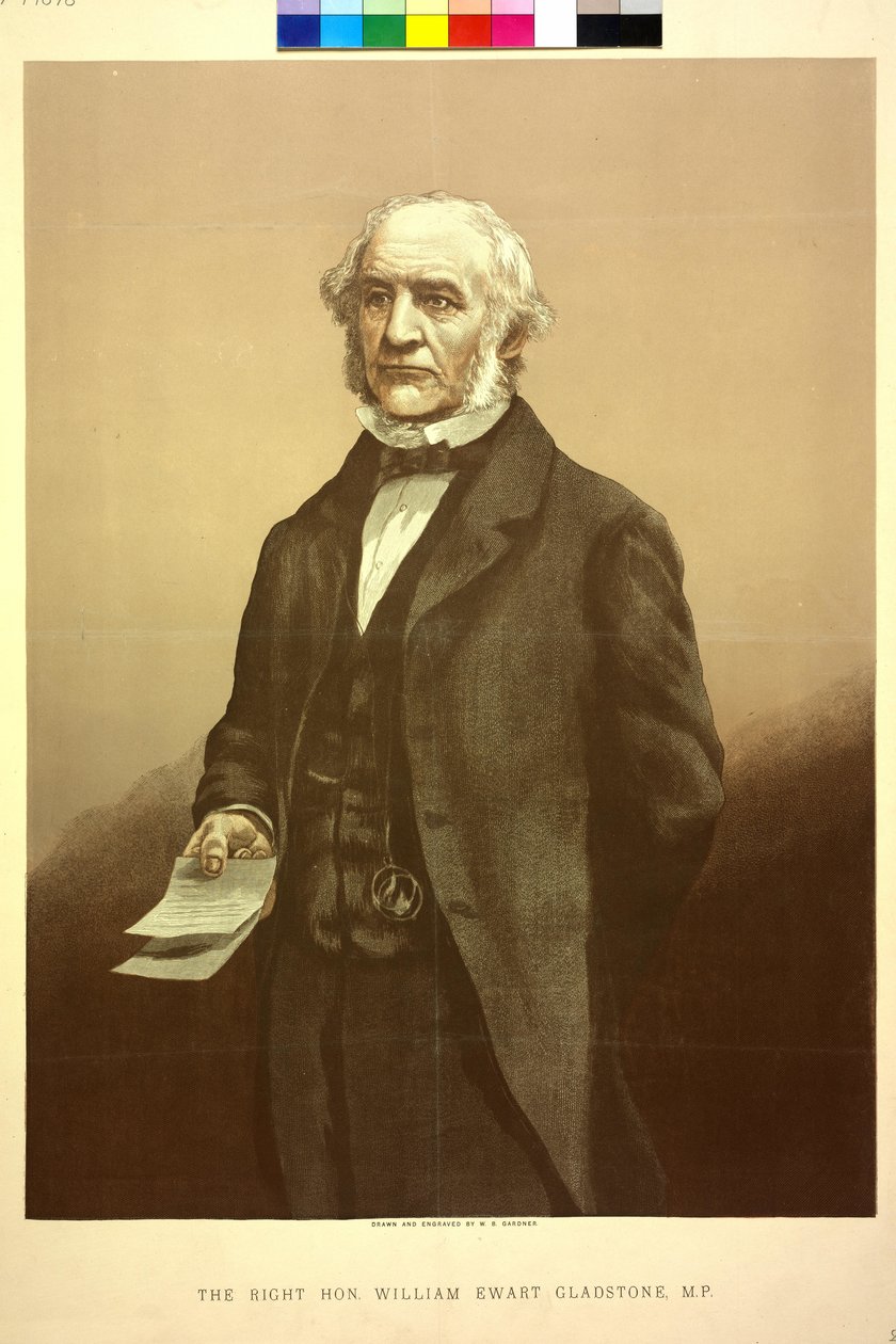 William Gladstone (kaiverrus) tekijältä William Biscombe Gardner