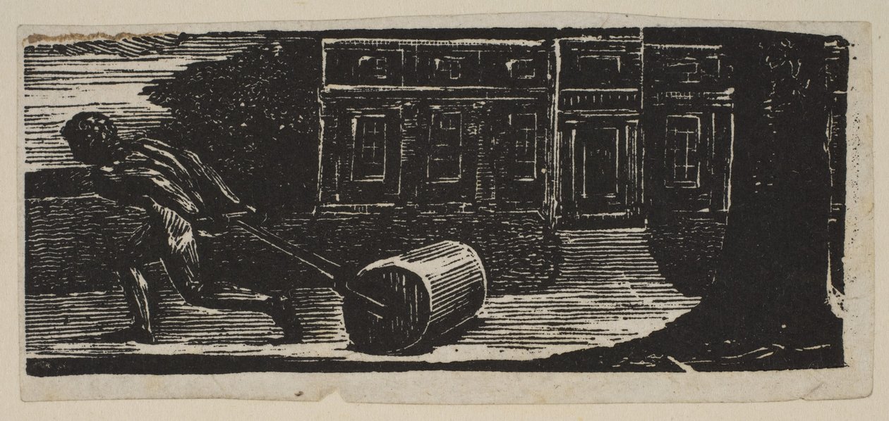A Rolling Stone Is Ever Bare of Moss, Thorntons Pastorals of Vergil, 1821. tekijältä William Blake