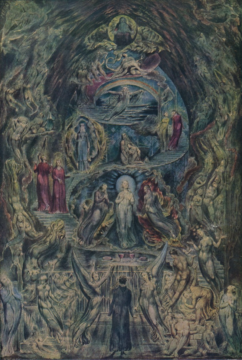 Allegoria, 1820-1825, 1922. tekijältä William Blake