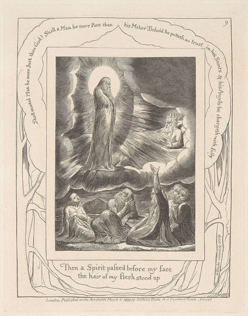 Jobin kirja, levy 9, Elifaksen näky tekijältä William Blake