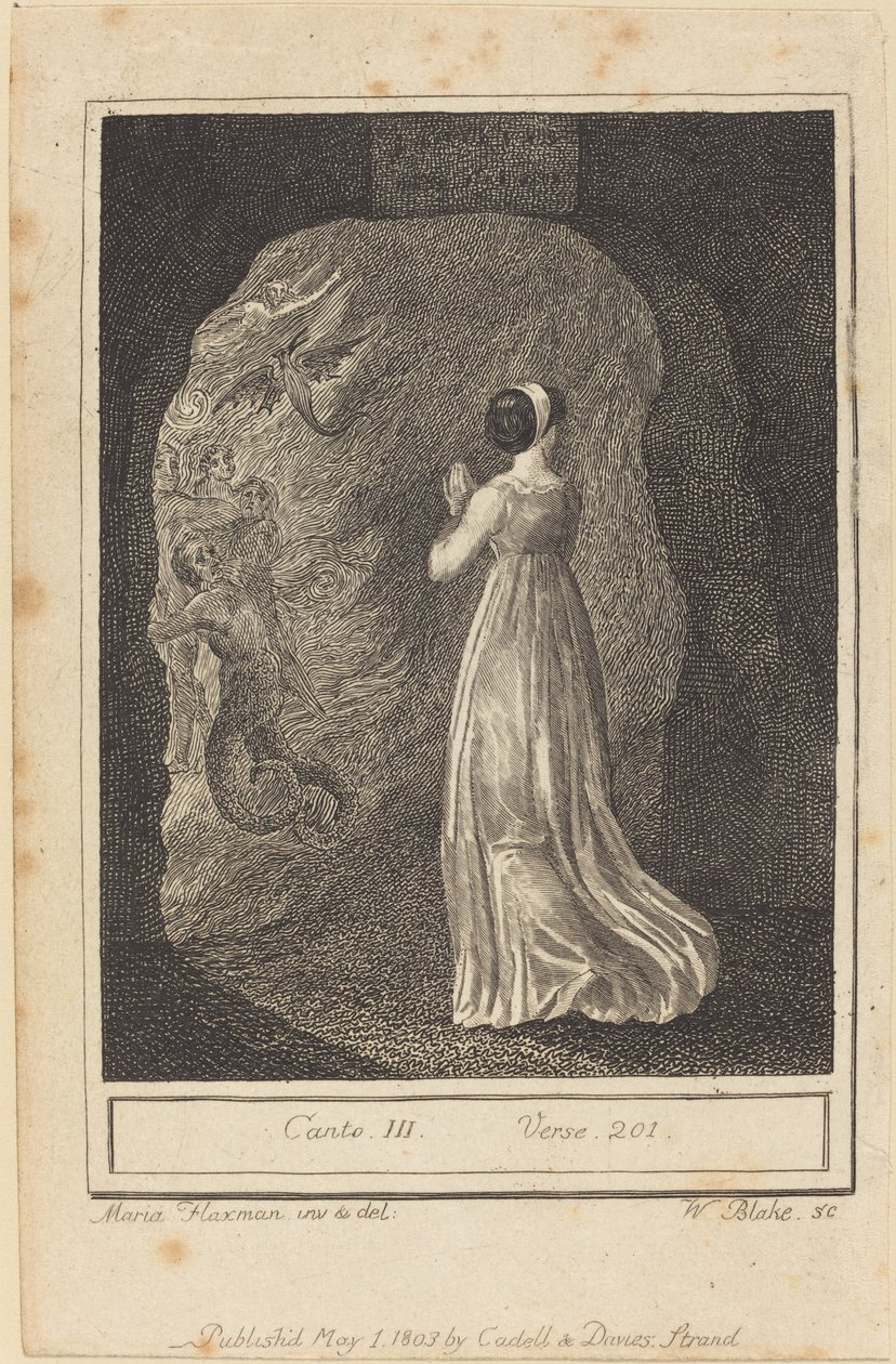 Canto III, säe 201, 1803. tekijältä William Blake