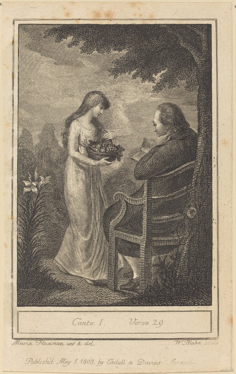 Canto I, säe 29, 1803. tekijältä William Blake