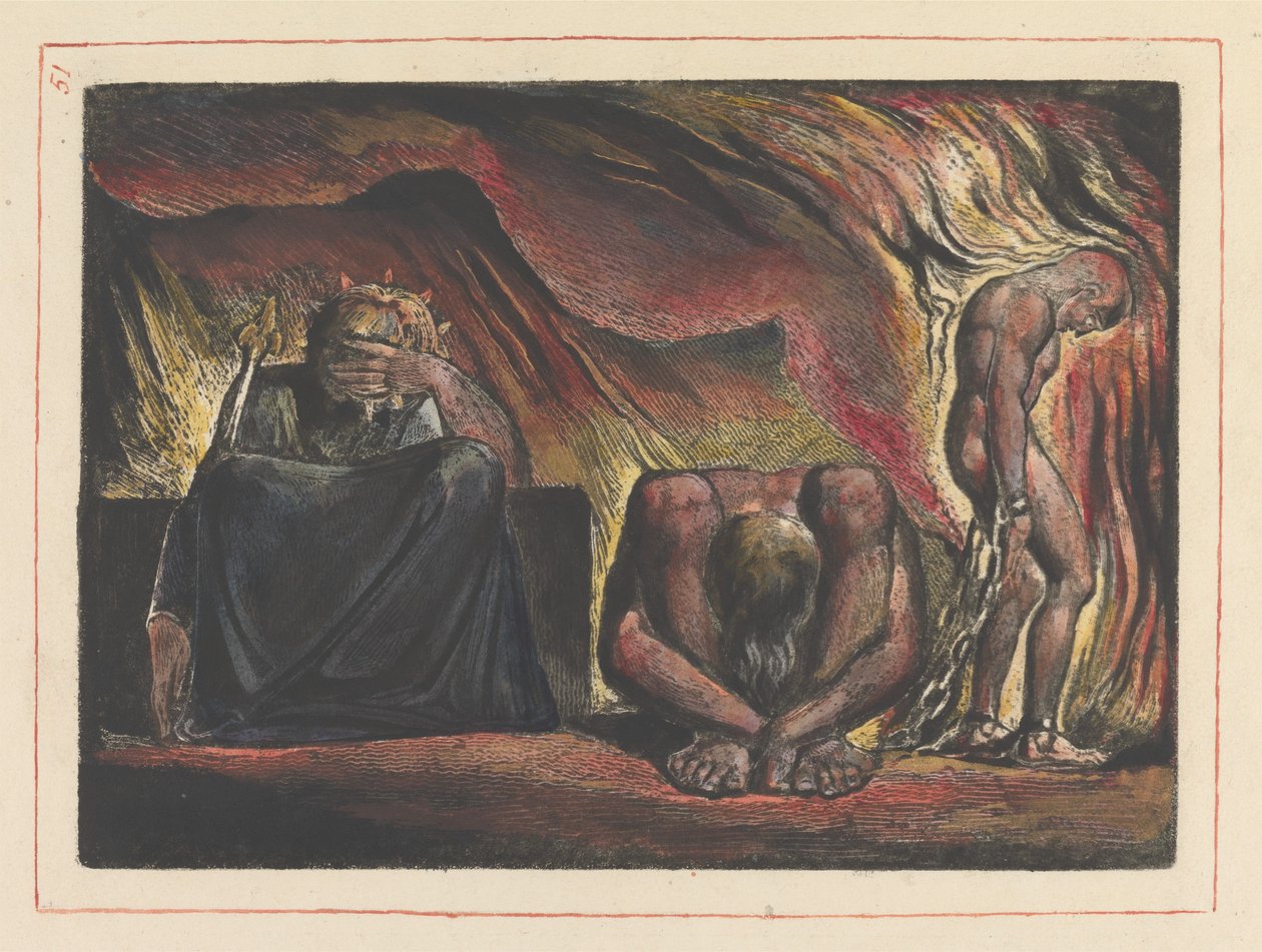 Luku 3: Etulehti (kuva 51) tekijältä William Blake