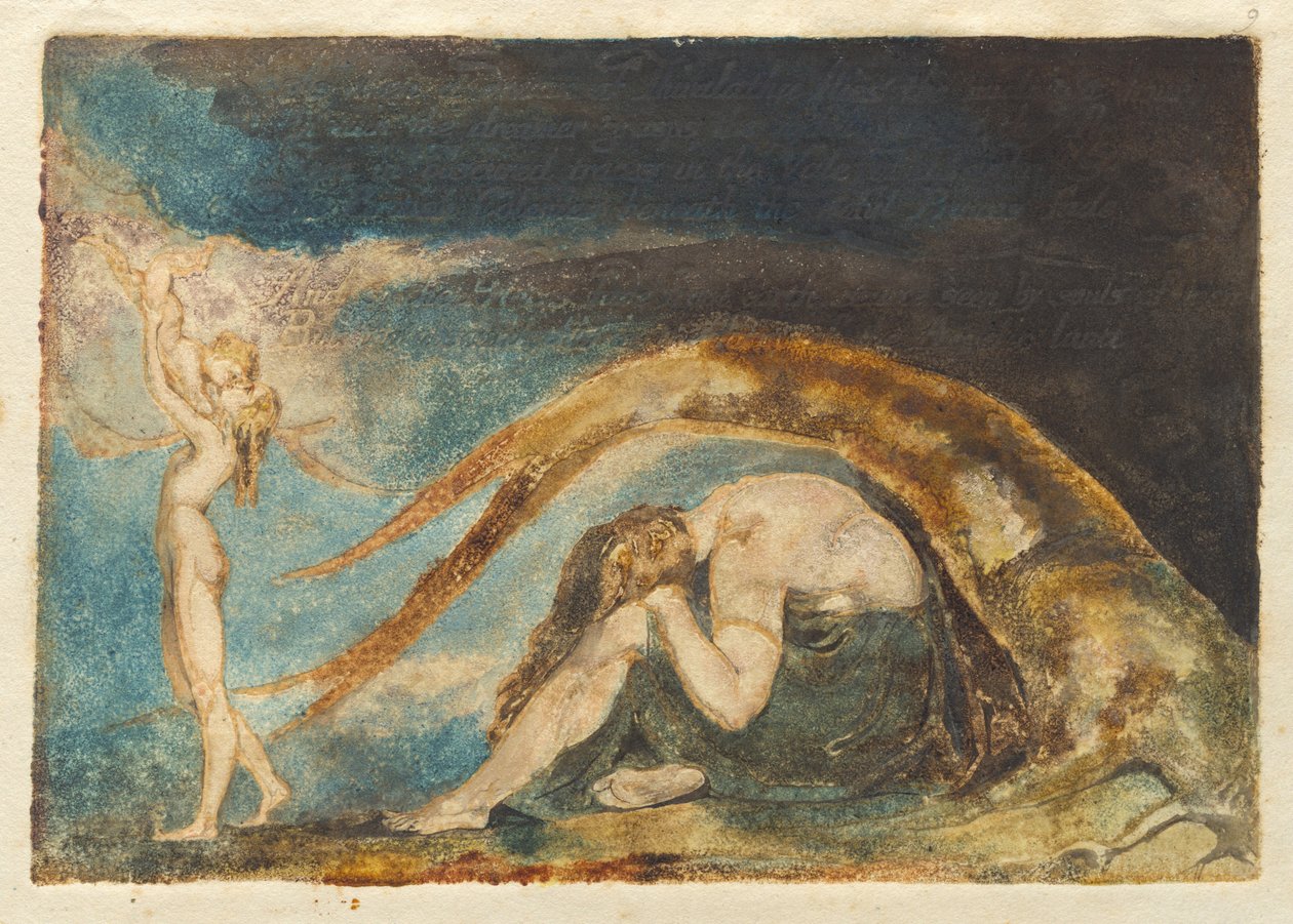 Dream of Thiralatha [Amerikasta, peruutettu levy d], n. 17941796. tekijältä William Blake
