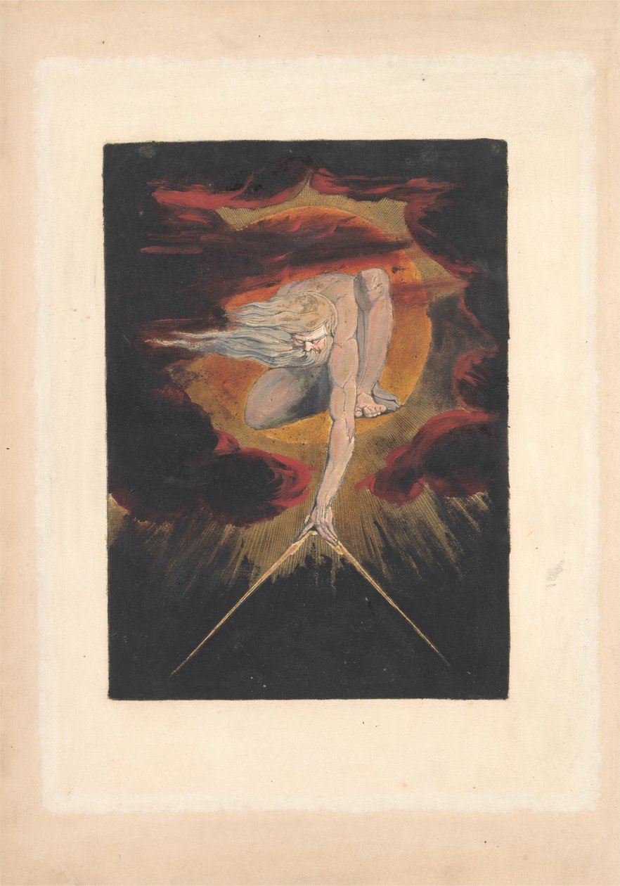 Eurooppa. Profetia, levy 1, etukuva tekijältä William Blake