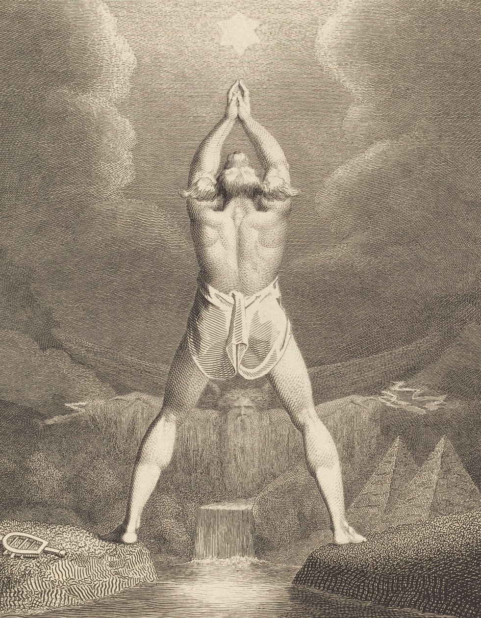 Egyptin lannoitus, 1791. tekijältä William Blake