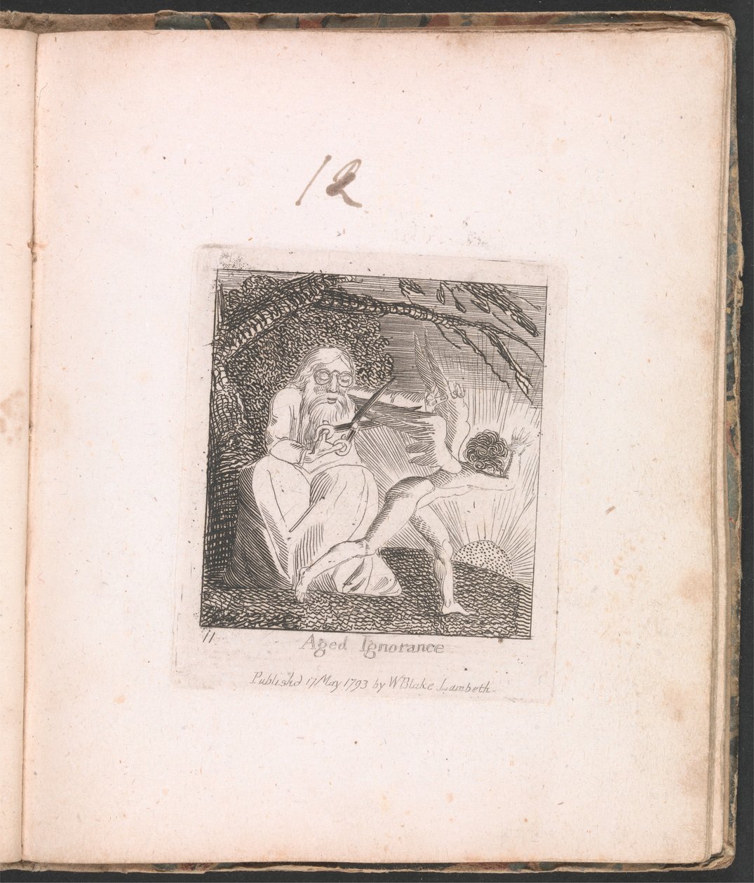 Lapsille. Paratiisin portit, levy 13, ikäinen tietämättömyys tekijältä William Blake