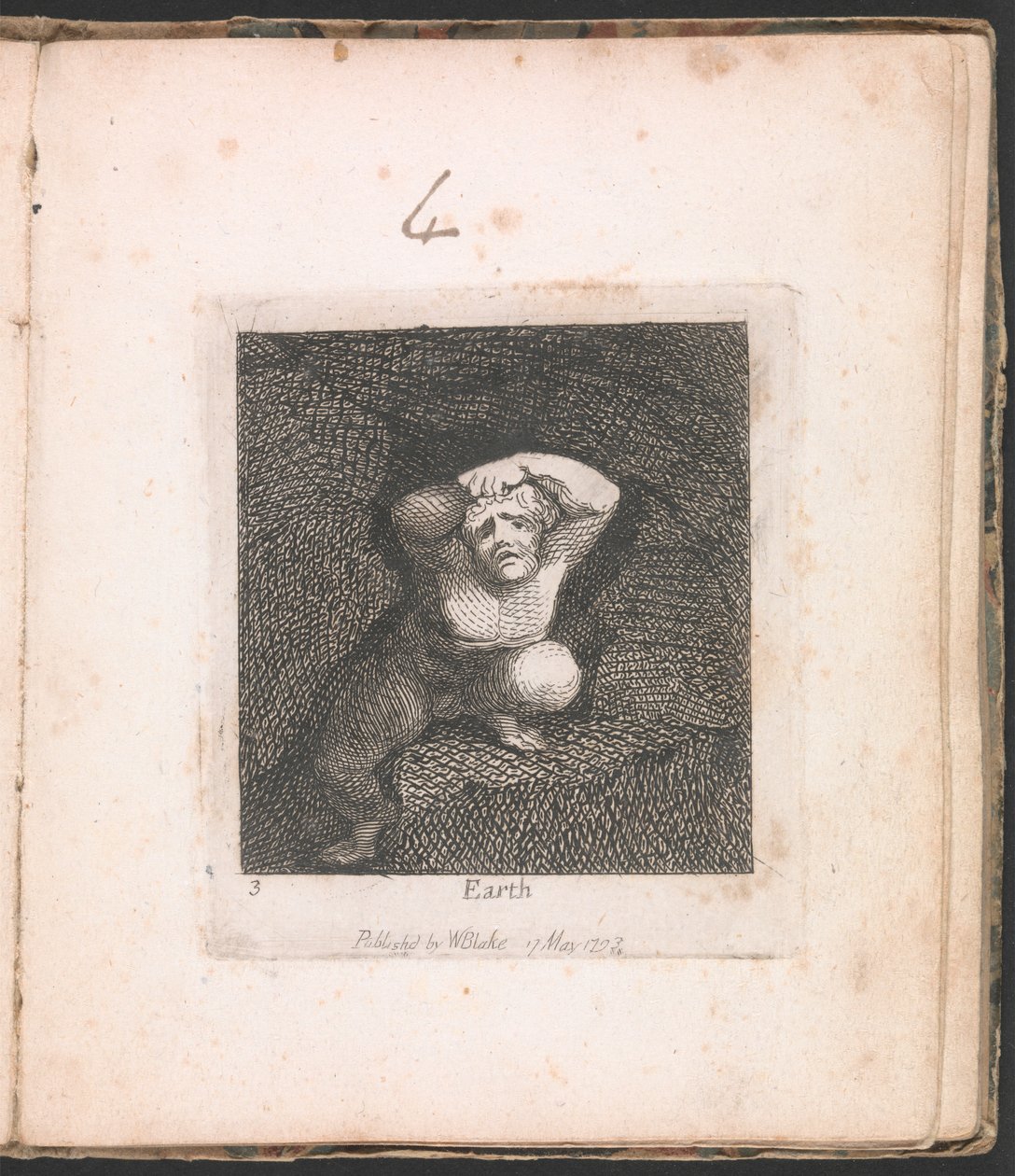 Lapsille. Paratiisin portit, levy 5, "Maa" tekijältä William Blake