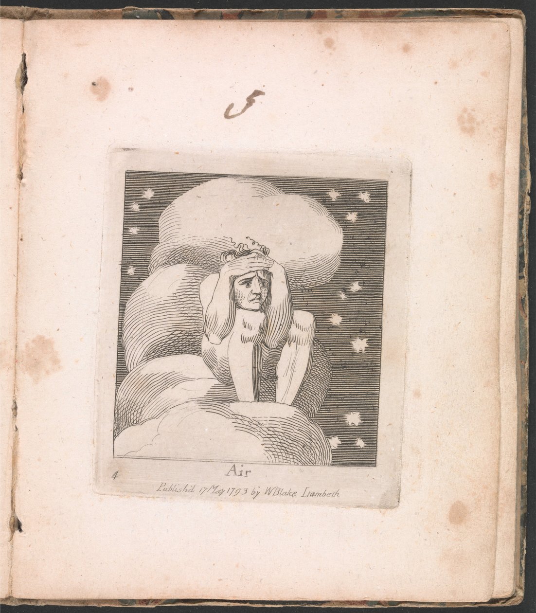 Lapsille. Paratiisin portit, laatta 6, ilmaa tekijältä William Blake