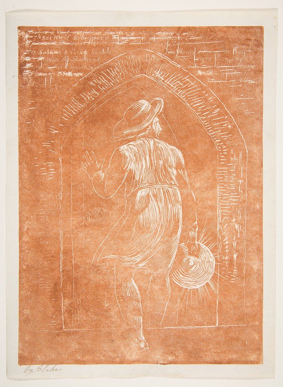 Frontispiz zu Jerusalem, die Emanation des großen Albion tekijältä William Blake