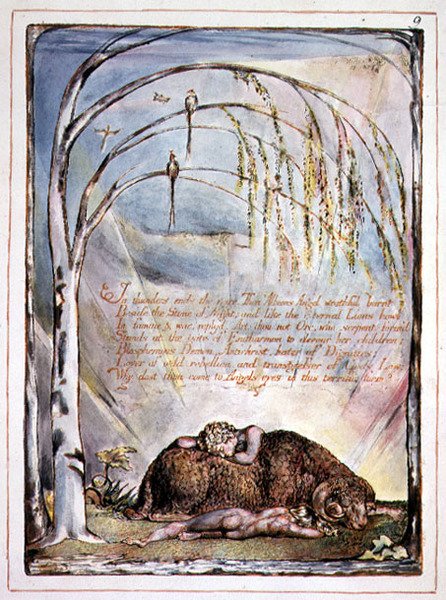 "In Thunders Ends the Voice", levy 7 Amerikasta, profetia tekijältä William Blake