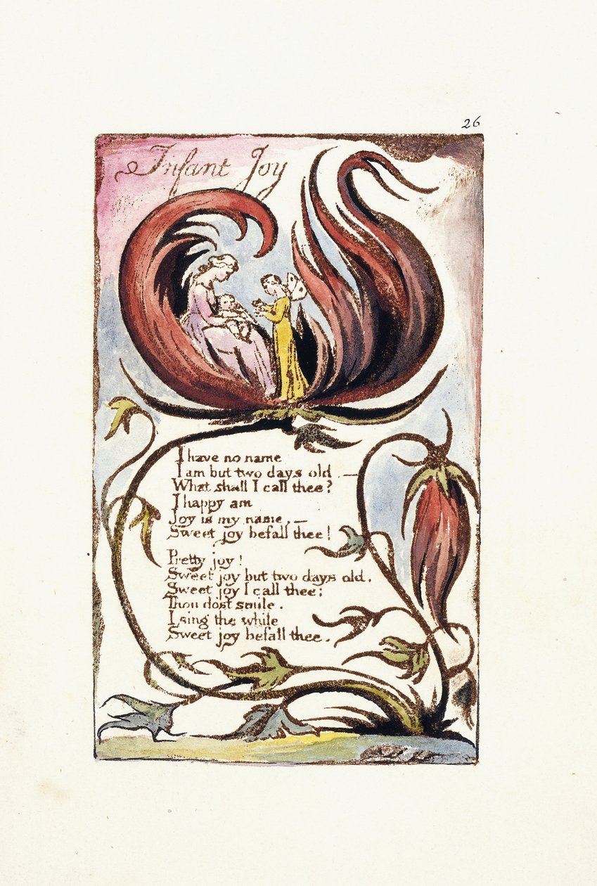 Infant Joy, 1789 tekijältä William Blake