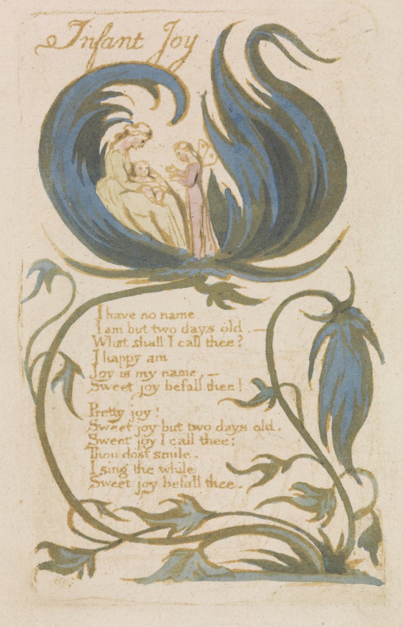 "Infant Joy", levy 14 kappaleesta "Songs of Innocence" tekijältä William Blake