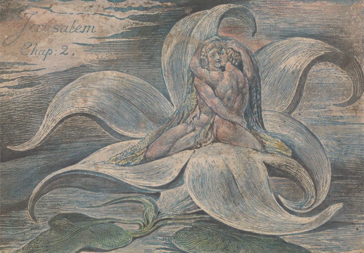 Jerusalem, taulu 28, koevedos tekijältä William Blake