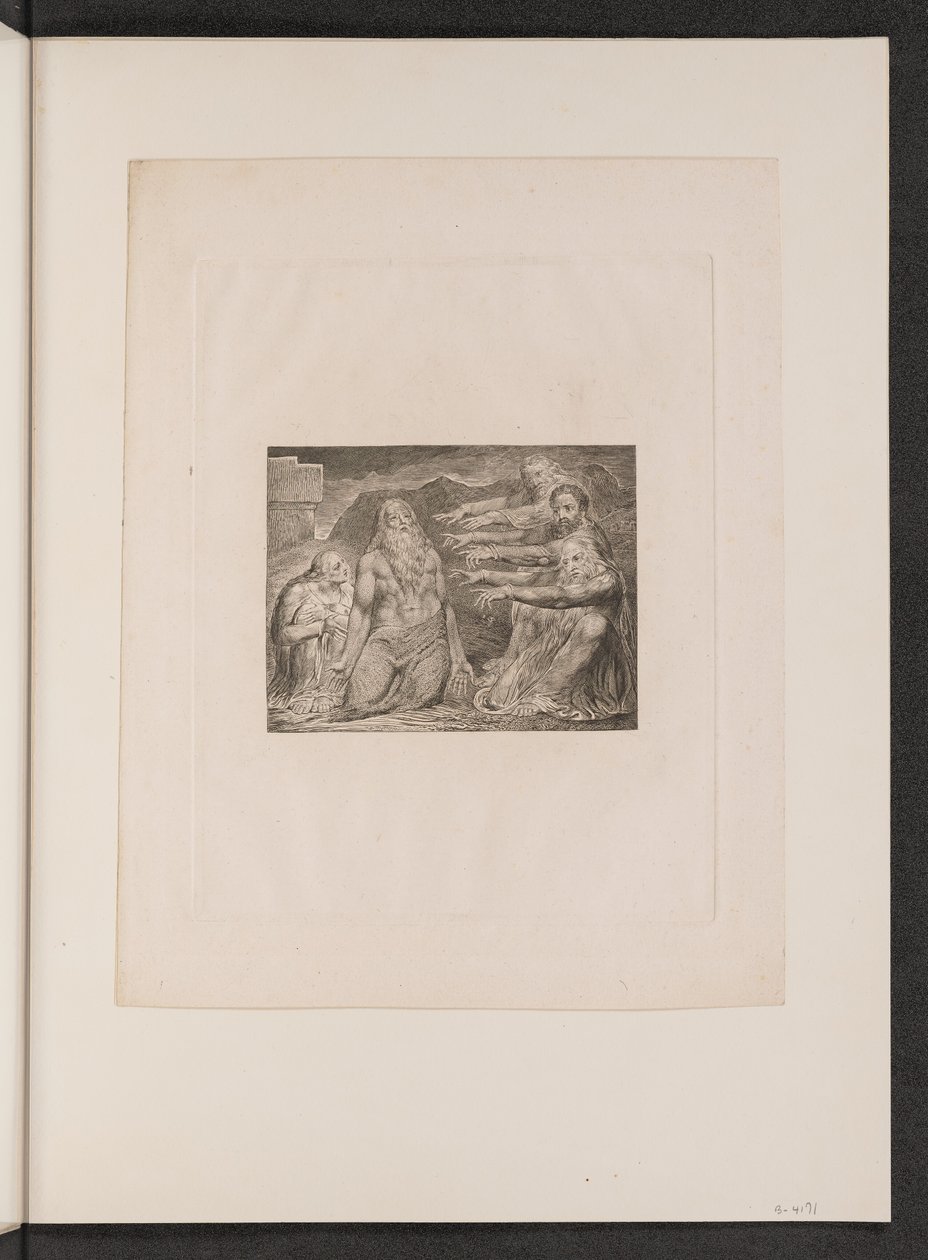 Ystävänsä nuhteli Jobia tekijältä William Blake