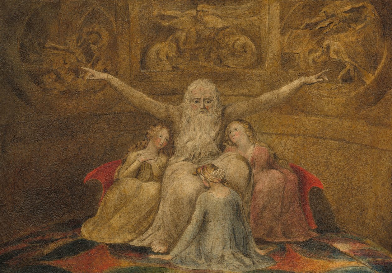 Job ja hänen tyttärensä tekijältä William Blake