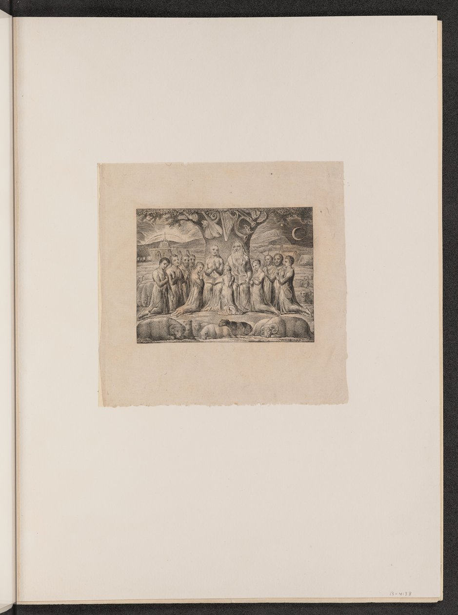 Job ja hänen perheensä tekijältä William Blake
