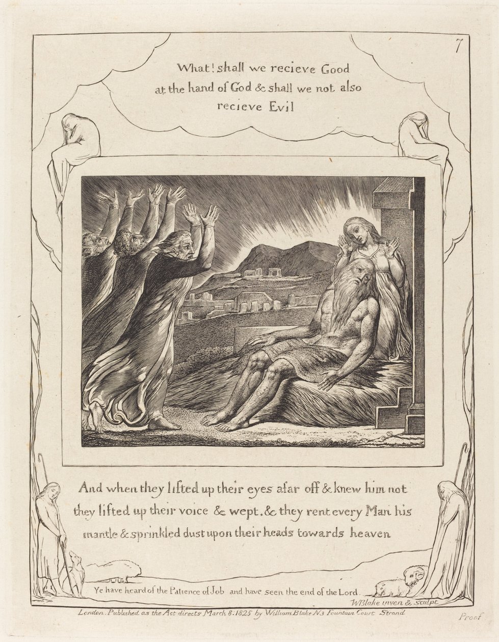 Työn lohduttajat tekijältä William Blake