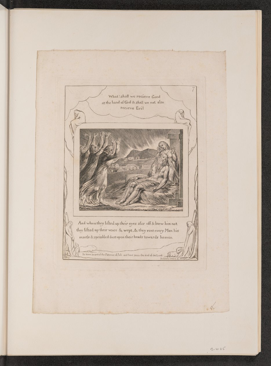 Jobin lohduttajat, 1825. tekijältä William Blake