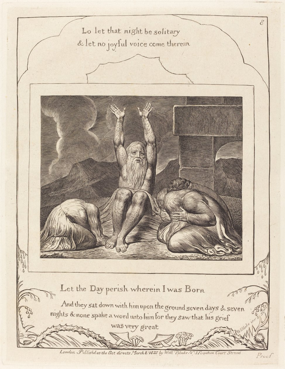 Jobin epätoivo tekijältä William Blake