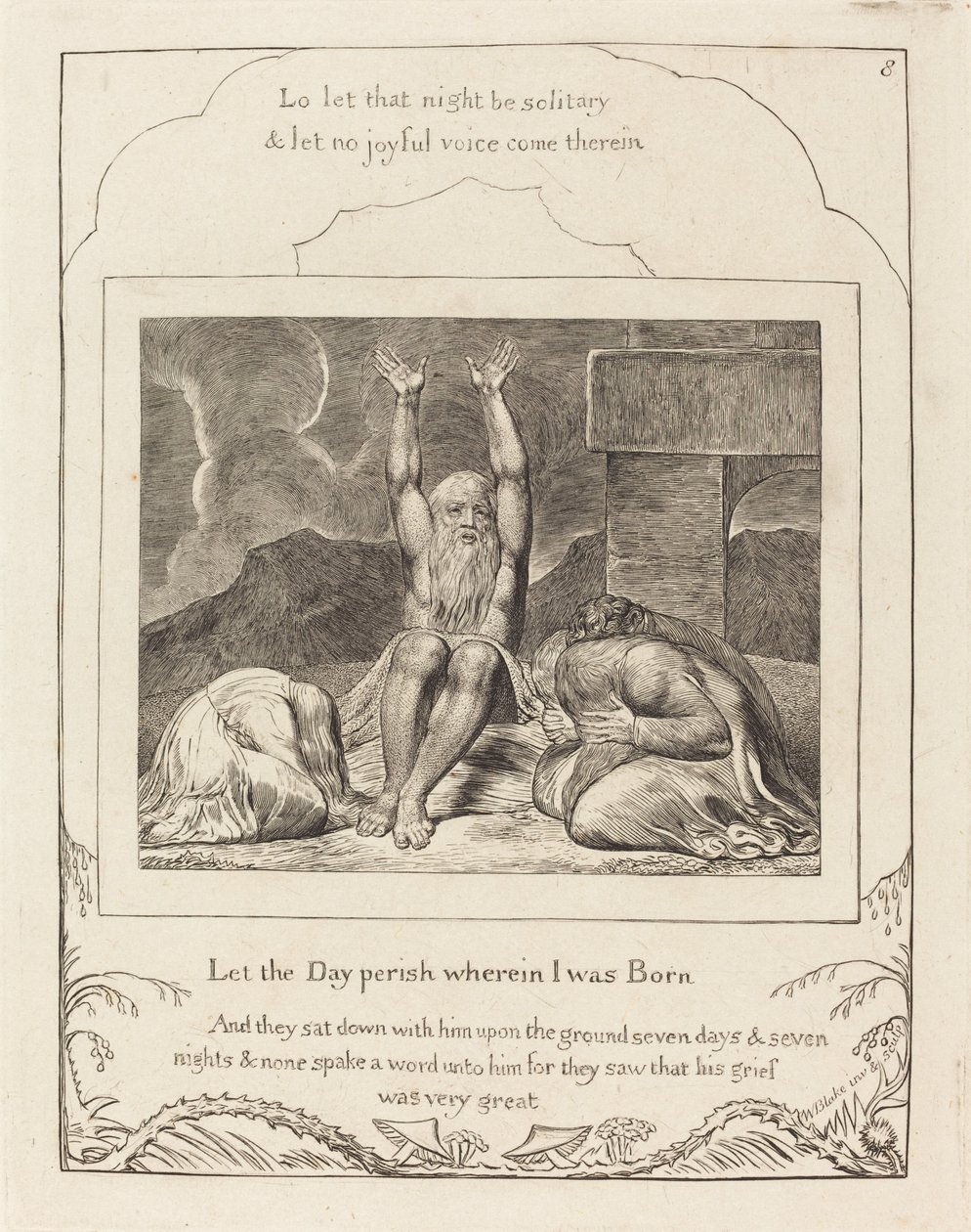 Jobin epätoivo tekijältä William Blake