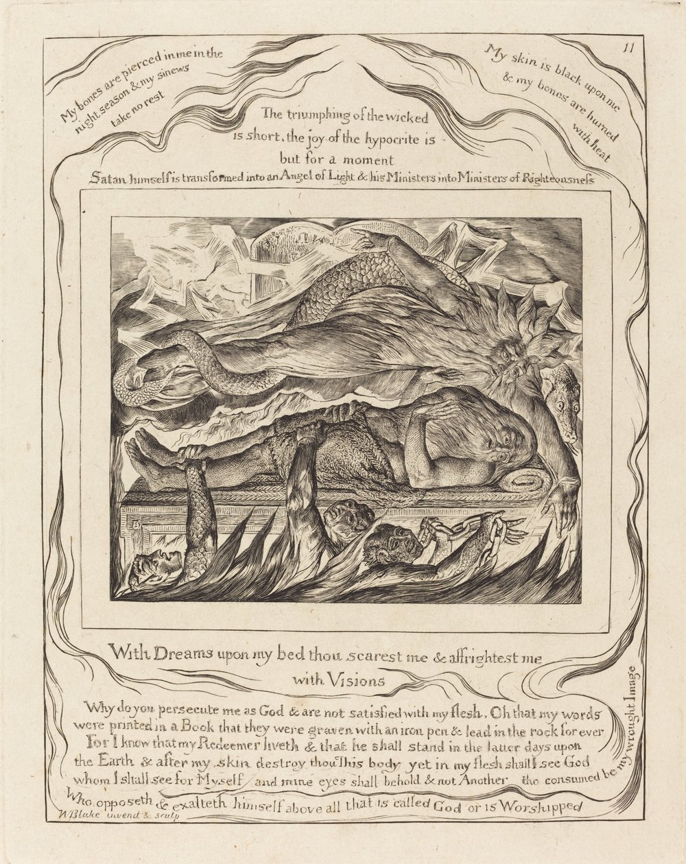Jobin pahat unet tekijältä William Blake