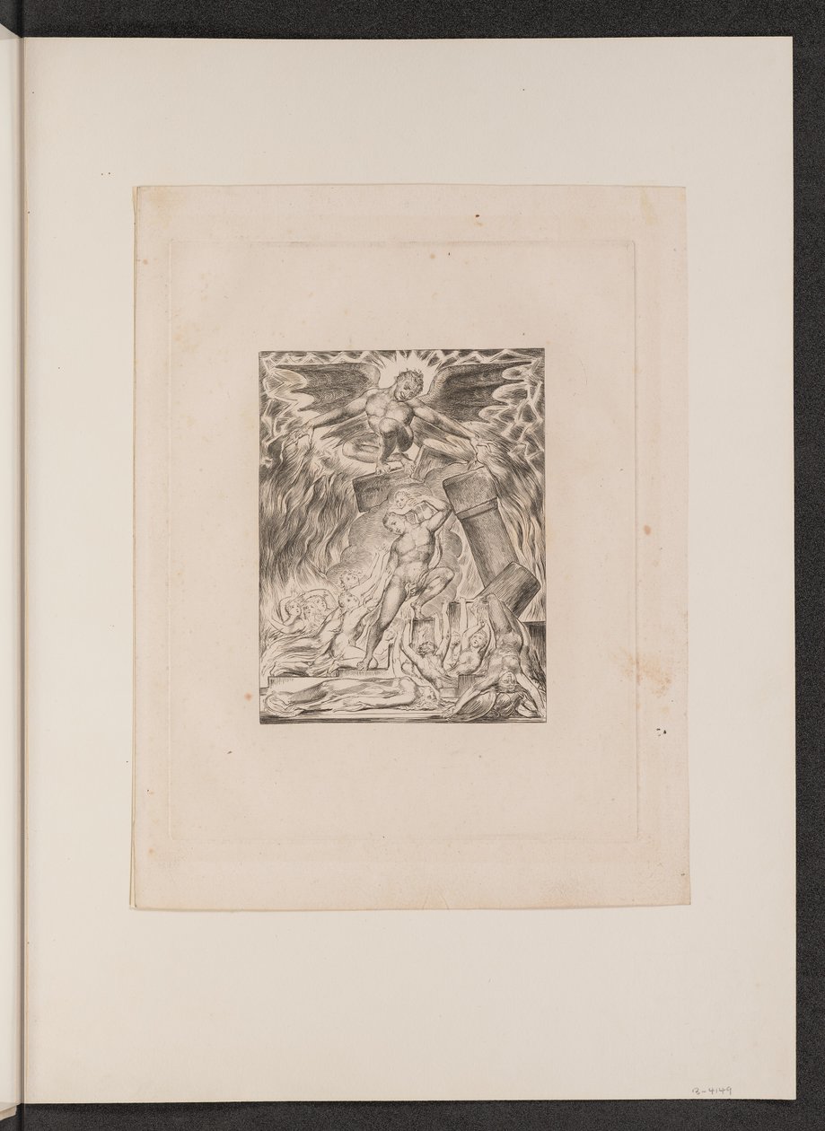 Saatanan valtaama Jobin pojat ja tyttäret tekijältä William Blake