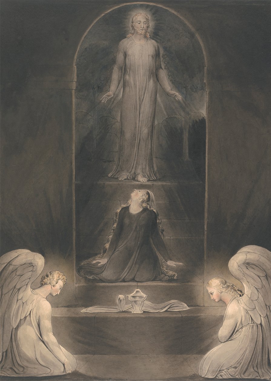 Maria Magdalena haudalla tekijältä William Blake