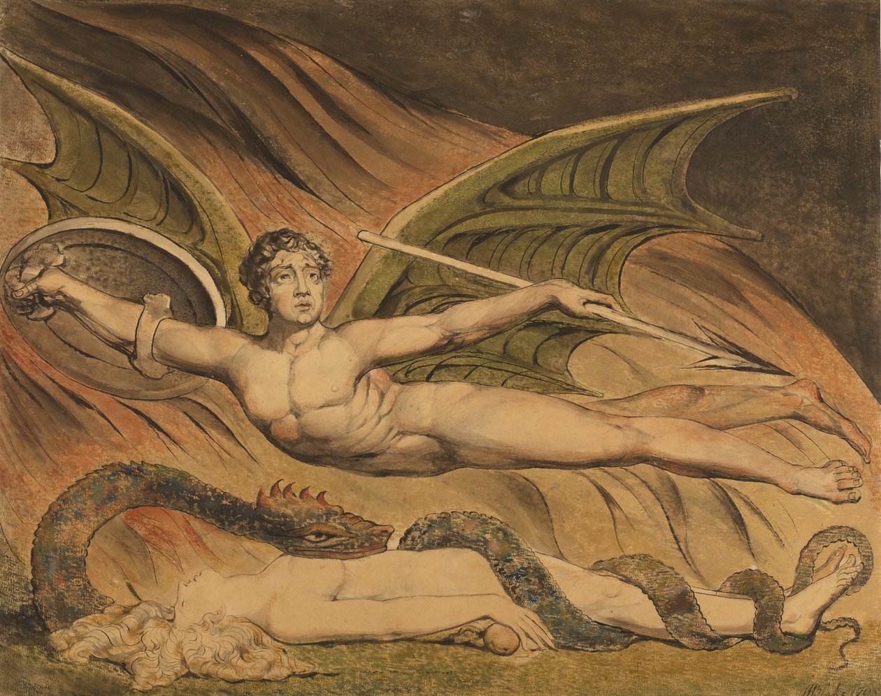 Saatana iloitsee Eevasta tekijältä William Blake