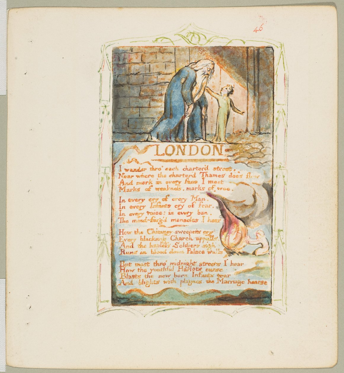 Songs of Innocence and of Experience: Lontoo, n. 1825. tekijältä William Blake