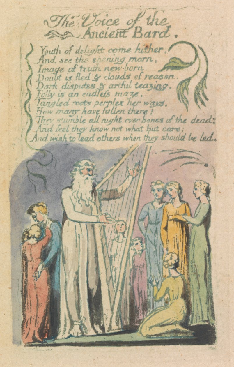 Songs of Innocence and of Experience, levy 22, "The Little Girl Found" (Bentley 36) tekijältä William Blake