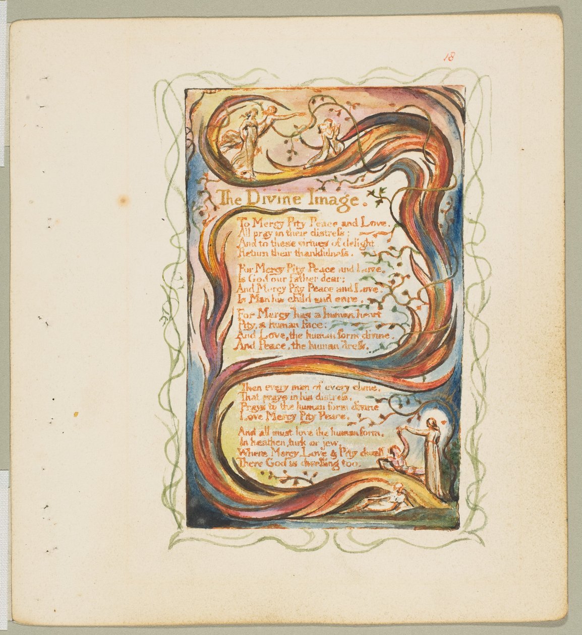 Songs of Innocence and of Experience: The Divine Image, n. 1825. tekijältä William Blake