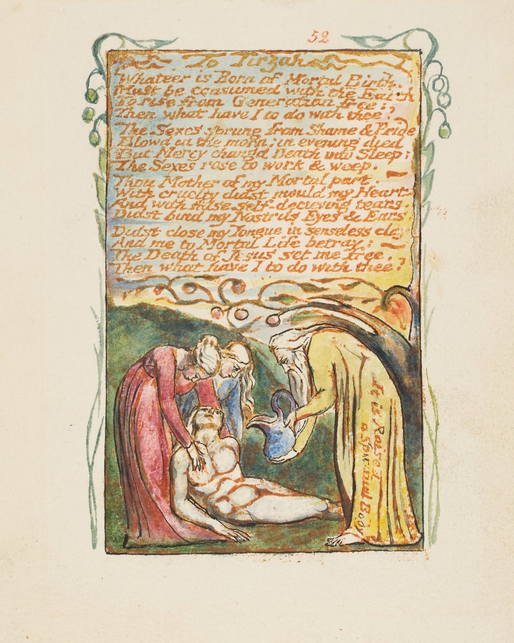 Songs of Innocence and of Experience: To Tirzah, ca. 1825. tekijältä William Blake