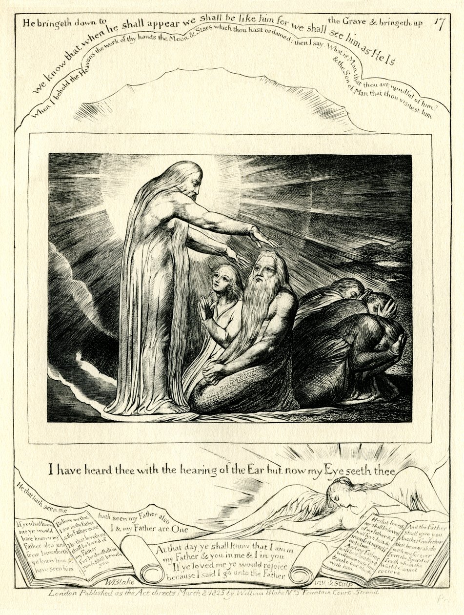 Jobin kirja 42:5 tekijältä William Blake