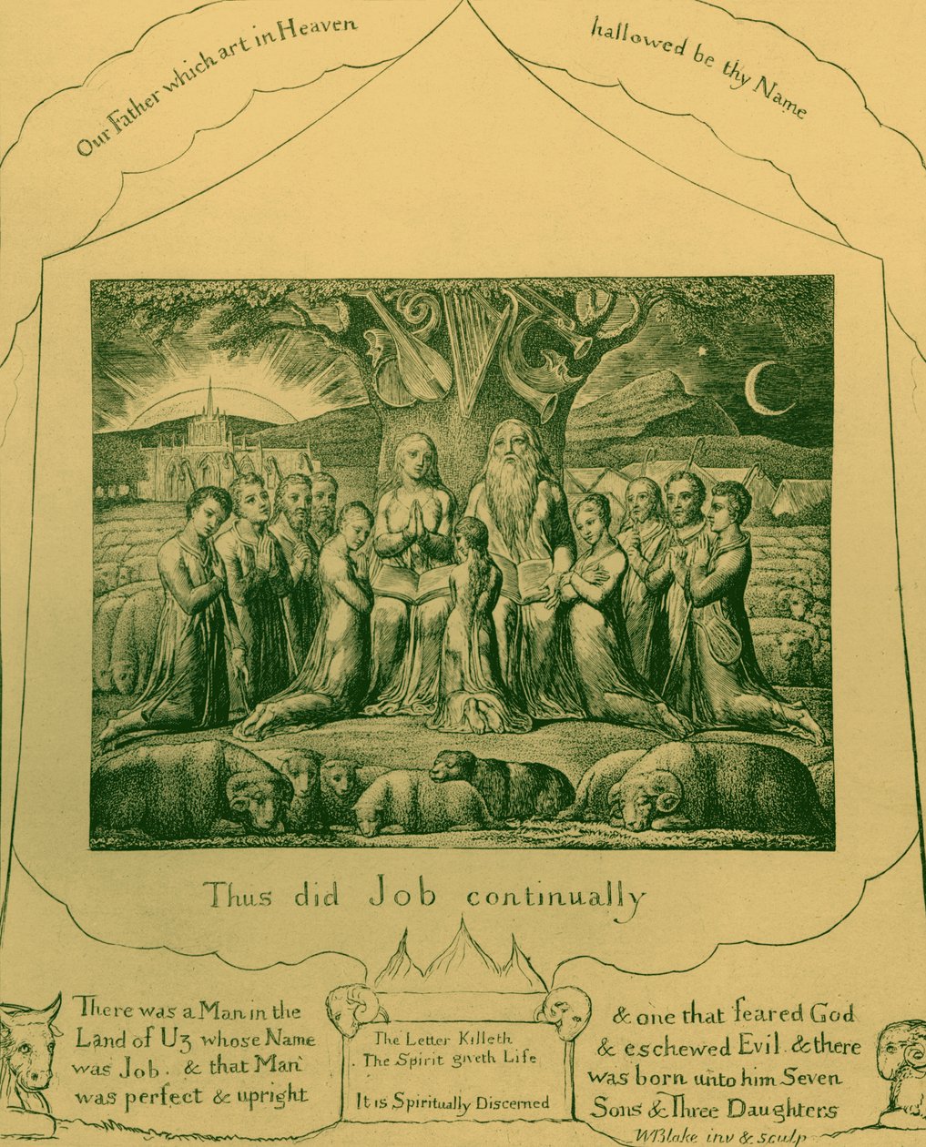 William Blaken Job-kuvitukset tekijältä William Blake