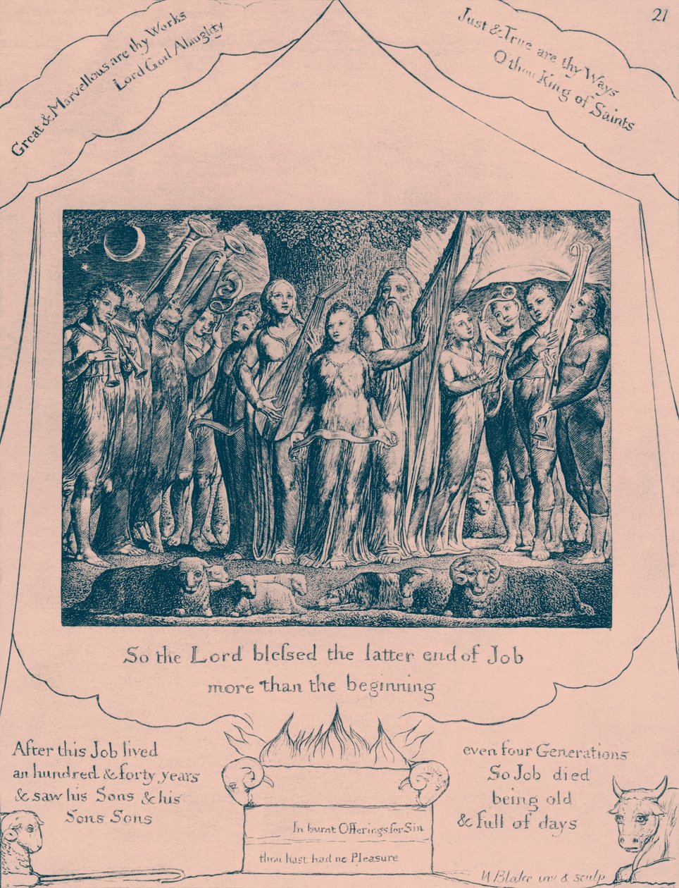 William Blaken Job-kuvitukset tekijältä William Blake