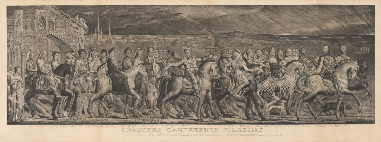 Canterburyn pyhiinvaeltajat tekijältä William Blake