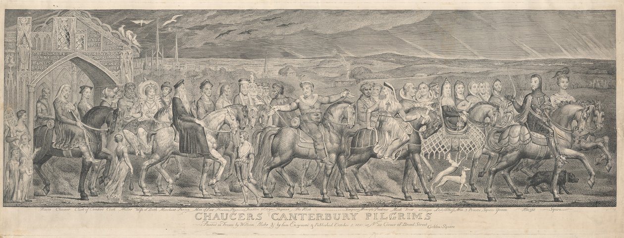 Canterburyn pyhiinvaeltajat tekijältä William Blake