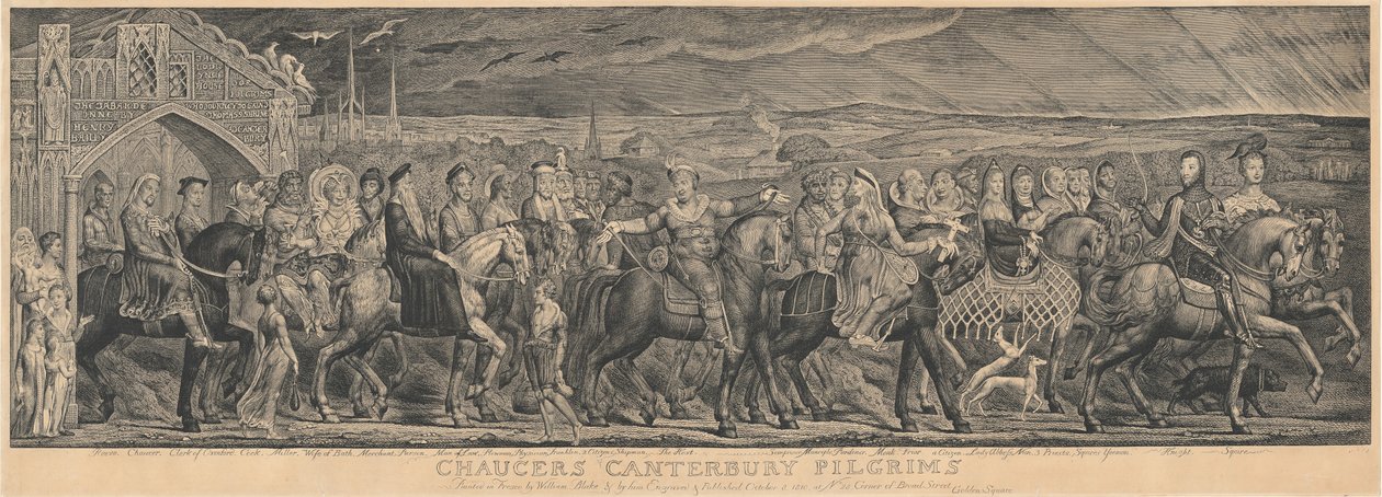 Canterburyn pyhiinvaeltajat tekijältä William Blake