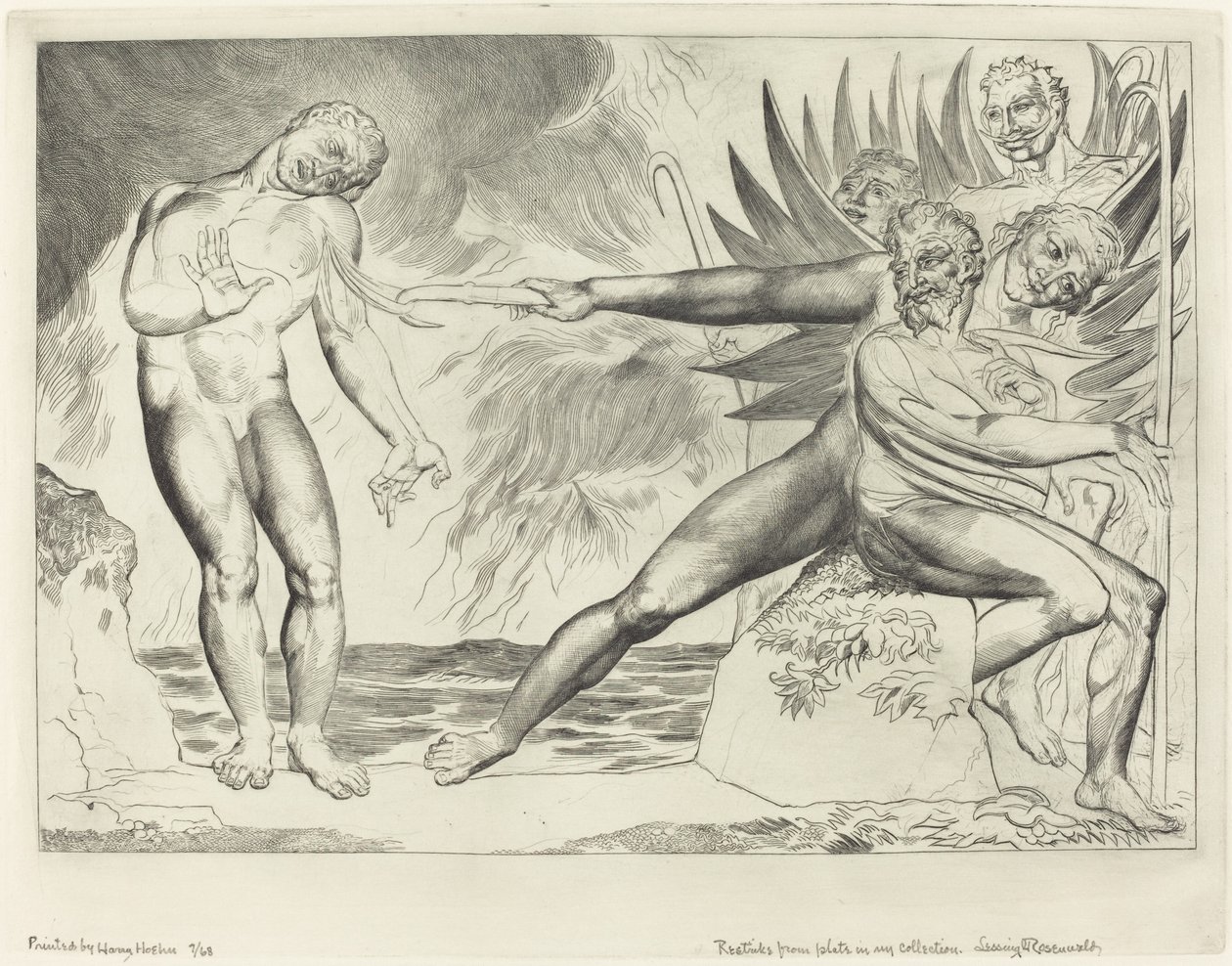 Korruptoituneiden virkamiesten piiri, Paholaiset piinaavat Ciampoloa, 1827. tekijältä William Blake