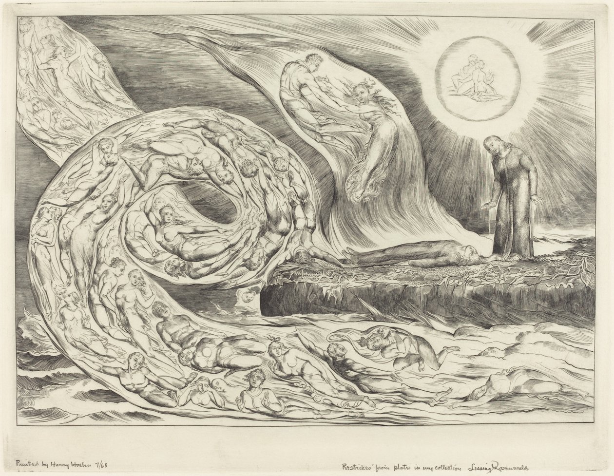 Kiihkeiden ympyrä: Paolo ja Francesca tekijältä William Blake